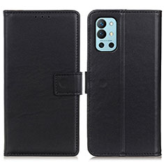 Handytasche Stand Schutzhülle Flip Leder Hülle A08D für OnePlus 9R 5G Schwarz