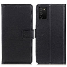 Handytasche Stand Schutzhülle Flip Leder Hülle A08D für Samsung Galaxy A02s Schwarz