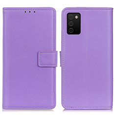 Handytasche Stand Schutzhülle Flip Leder Hülle A08D für Samsung Galaxy A02s Violett