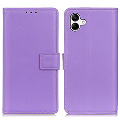 Handytasche Stand Schutzhülle Flip Leder Hülle A08D für Samsung Galaxy A04 4G Violett