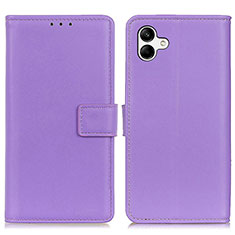 Handytasche Stand Schutzhülle Flip Leder Hülle A08D für Samsung Galaxy A04E Violett