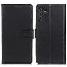 Handytasche Stand Schutzhülle Flip Leder Hülle A08D für Samsung Galaxy A04s Schwarz