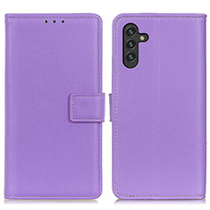Handytasche Stand Schutzhülle Flip Leder Hülle A08D für Samsung Galaxy A13 5G Violett
