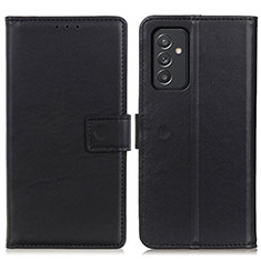 Handytasche Stand Schutzhülle Flip Leder Hülle A08D für Samsung Galaxy A15 LTE Schwarz