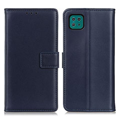 Handytasche Stand Schutzhülle Flip Leder Hülle A08D für Samsung Galaxy A22s 5G Blau