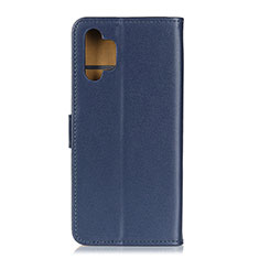 Handytasche Stand Schutzhülle Flip Leder Hülle A08D für Samsung Galaxy A32 5G Blau