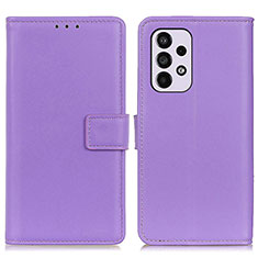 Handytasche Stand Schutzhülle Flip Leder Hülle A08D für Samsung Galaxy A33 5G Violett