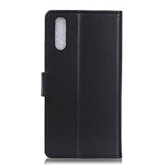 Handytasche Stand Schutzhülle Flip Leder Hülle A08D für Samsung Galaxy M02 Schwarz