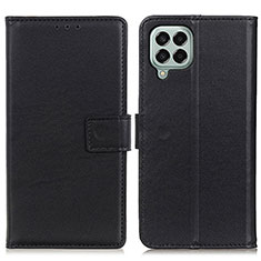 Handytasche Stand Schutzhülle Flip Leder Hülle A08D für Samsung Galaxy M33 5G Schwarz