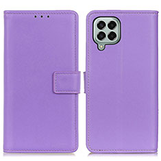 Handytasche Stand Schutzhülle Flip Leder Hülle A08D für Samsung Galaxy M33 5G Violett