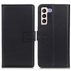 Handytasche Stand Schutzhülle Flip Leder Hülle A08D für Samsung Galaxy S21 FE 5G Schwarz