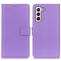 Handytasche Stand Schutzhülle Flip Leder Hülle A08D für Samsung Galaxy S21 FE 5G Violett