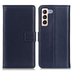 Handytasche Stand Schutzhülle Flip Leder Hülle A08D für Samsung Galaxy S21 Plus 5G Blau