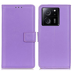 Handytasche Stand Schutzhülle Flip Leder Hülle A08D für Xiaomi Mi 13T 5G Violett