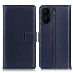 Handytasche Stand Schutzhülle Flip Leder Hülle A08D für Xiaomi Poco C65 Blau