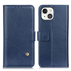 Handytasche Stand Schutzhülle Flip Leder Hülle A09 für Apple iPhone 13 Blau