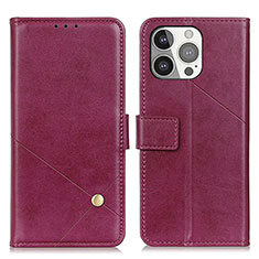 Handytasche Stand Schutzhülle Flip Leder Hülle A09 für Apple iPhone 13 Pro Violett