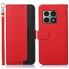 Handytasche Stand Schutzhülle Flip Leder Hülle A09D für OnePlus 10 Pro 5G Rot