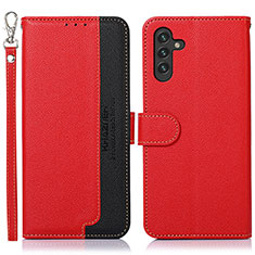 Handytasche Stand Schutzhülle Flip Leder Hülle A09D für Samsung Galaxy A13 5G Rot