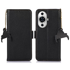 Handytasche Stand Schutzhülle Flip Leder Hülle A10D für Huawei Nova 11 Ultra Schwarz