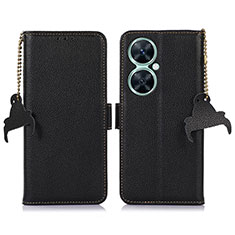 Handytasche Stand Schutzhülle Flip Leder Hülle A10D für Huawei Nova 11i Schwarz