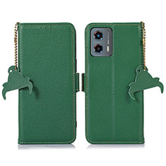 Handytasche Stand Schutzhülle Flip Leder Hülle A10D für Motorola Moto G 5G (2023) Grün