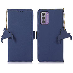 Handytasche Stand Schutzhülle Flip Leder Hülle A10D für Nokia G310 5G Blau