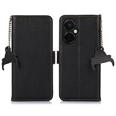 Handytasche Stand Schutzhülle Flip Leder Hülle A10D für OnePlus Nord CE 3 5G Schwarz