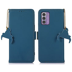 Handytasche Stand Schutzhülle Flip Leder Hülle A11D für Nokia G310 5G Blau