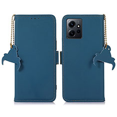 Handytasche Stand Schutzhülle Flip Leder Hülle A11D für Xiaomi Redmi Note 12 4G Blau