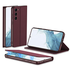 Handytasche Stand Schutzhülle Flip Leder Hülle AC1 für Samsung Galaxy S22 Plus 5G Rot