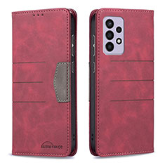 Handytasche Stand Schutzhülle Flip Leder Hülle B01F für Samsung Galaxy A33 5G Rot