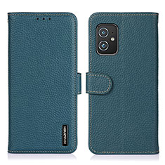 Handytasche Stand Schutzhülle Flip Leder Hülle B01H für Asus ZenFone 8 Mini Grün