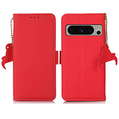 Handytasche Stand Schutzhülle Flip Leder Hülle B01H für Google Pixel 8 Pro 5G Rot