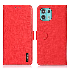 Handytasche Stand Schutzhülle Flip Leder Hülle B01H für Motorola Moto Edge 20 Lite 5G Rot