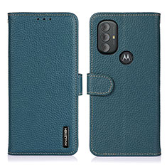 Handytasche Stand Schutzhülle Flip Leder Hülle B01H für Motorola Moto G Power (2022) Grün