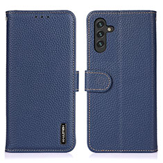 Handytasche Stand Schutzhülle Flip Leder Hülle B01H für Samsung Galaxy A13 5G Blau