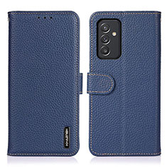Handytasche Stand Schutzhülle Flip Leder Hülle B01H für Samsung Galaxy A15 4G Blau