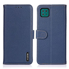Handytasche Stand Schutzhülle Flip Leder Hülle B01H für Samsung Galaxy A22s 5G Blau