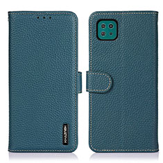 Handytasche Stand Schutzhülle Flip Leder Hülle B01H für Samsung Galaxy A22s 5G Grün
