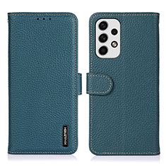 Handytasche Stand Schutzhülle Flip Leder Hülle B01H für Samsung Galaxy A23 4G Grün