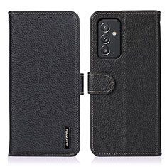 Handytasche Stand Schutzhülle Flip Leder Hülle B01H für Samsung Galaxy A24 4G Schwarz