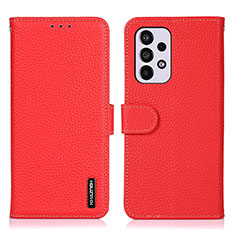 Handytasche Stand Schutzhülle Flip Leder Hülle B01H für Samsung Galaxy A33 5G Rot