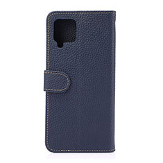 Handytasche Stand Schutzhülle Flip Leder Hülle B01H für Samsung Galaxy A42 5G Blau