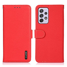 Handytasche Stand Schutzhülle Flip Leder Hülle B01H für Samsung Galaxy A73 5G Rot