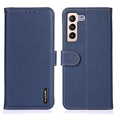 Handytasche Stand Schutzhülle Flip Leder Hülle B01H für Samsung Galaxy S21 FE 5G Blau