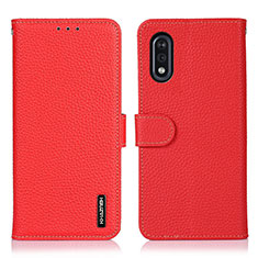 Handytasche Stand Schutzhülle Flip Leder Hülle B01H für Sony Xperia Ace II Rot