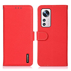 Handytasche Stand Schutzhülle Flip Leder Hülle B01H für Xiaomi Mi 12 Lite 5G Rot