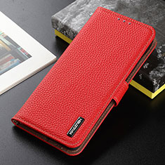 Handytasche Stand Schutzhülle Flip Leder Hülle B01H für Xiaomi Redmi 9A Rot