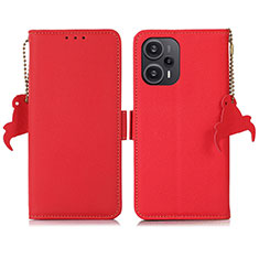 Handytasche Stand Schutzhülle Flip Leder Hülle B01H für Xiaomi Redmi Note 12 Turbo 5G Rot